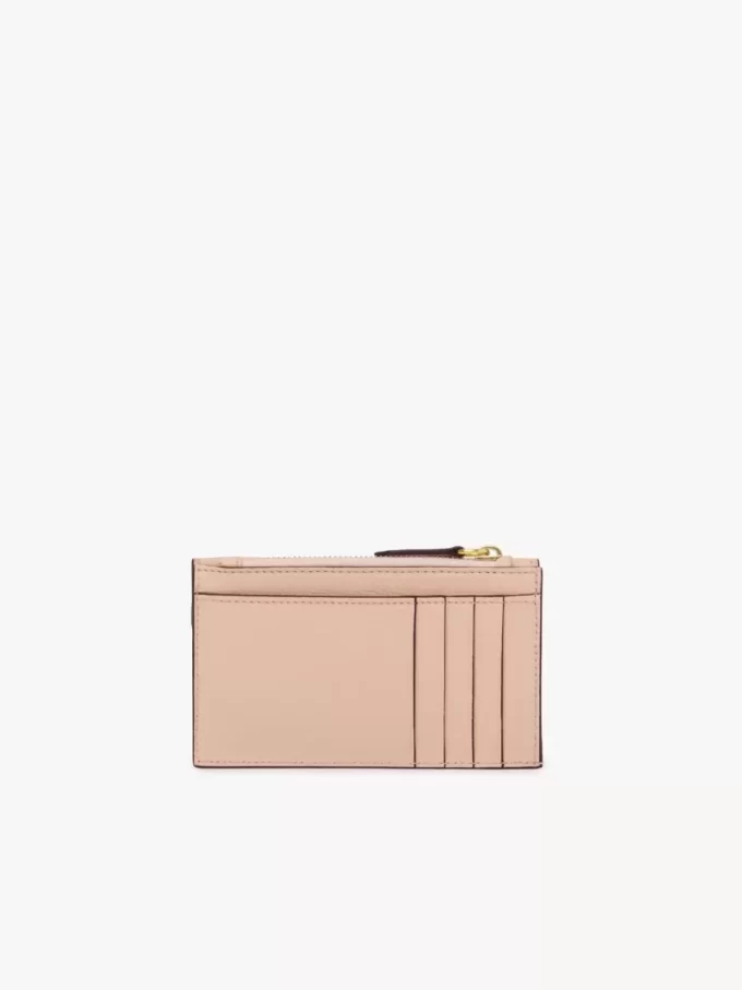 Petit porte-monnaie enveloppe avec fentes pour cartes en cuir grainé Petit porte-monnaie enveloppe avec fentes pour cartes en cuir grainé