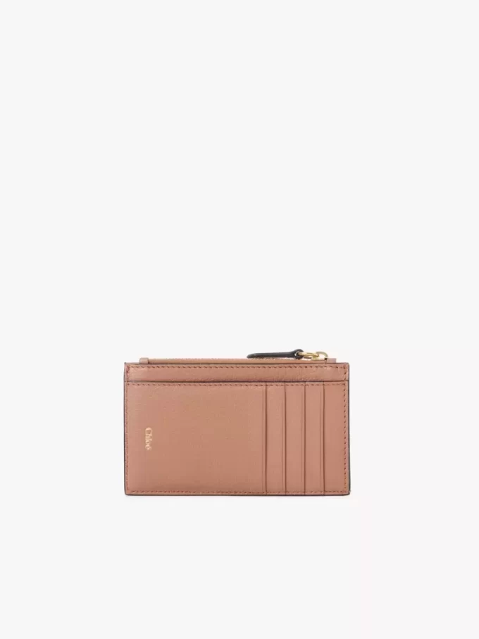 Petit porte-monnaie enveloppe avec fentes pour cartes en cuir grainé Petit porte-monnaie enveloppe avec fentes pour cartes en cuir grainé
