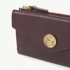 Petit porte-monnaie enveloppe avec fentes pour cartes en cuir grainé Petit porte-monnaie enveloppe avec fentes pour cartes en cuir grainé
