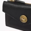 Petit porte-monnaie enveloppe avec fentes pour cartes en cuir grainé Petit porte-monnaie enveloppe avec fentes pour cartes en cuir grainé