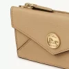 Petit porte-monnaie enveloppe avec fentes pour cartes en cuir grainé Petit porte-monnaie enveloppe avec fentes pour cartes en cuir grainé