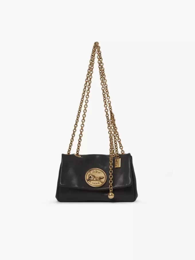Petit sac bandoulière Chloé Heritage en cuir grainé Petit sac bandoulière Chloé Heritage en cuir grainé