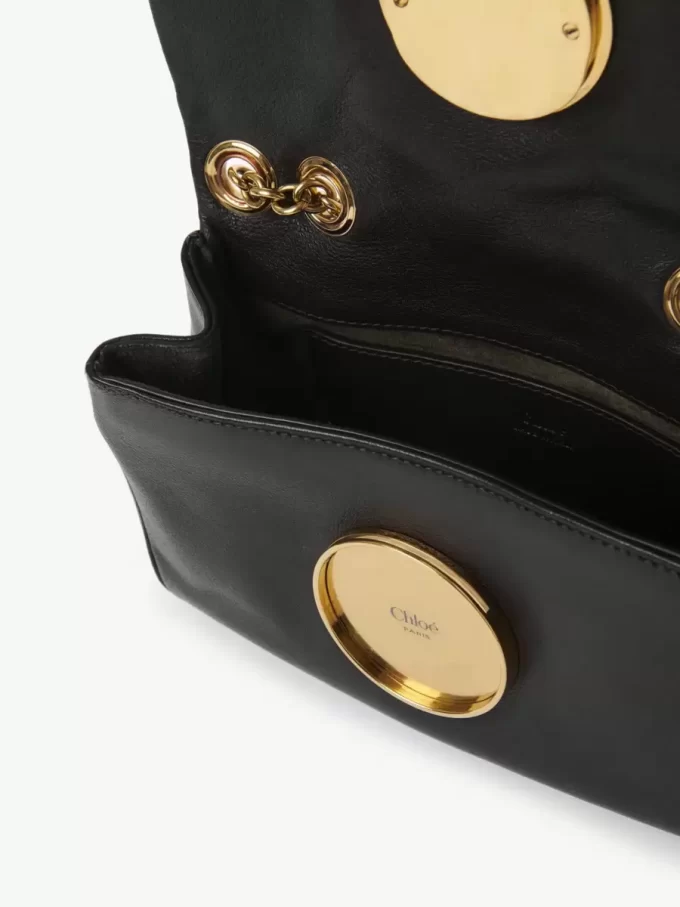 Petit sac bandoulière Chloé Heritage en cuir grainé Petit sac bandoulière Chloé Heritage en cuir grainé