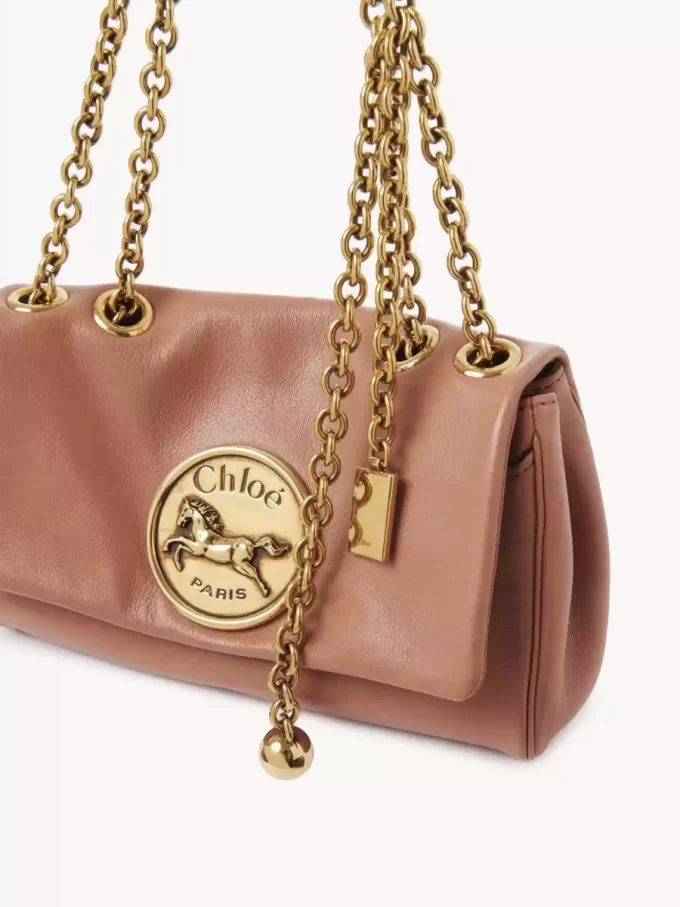 Petit sac bandoulière Chloé Heritage en cuir grainé Petit sac bandoulière Chloé Heritage en cuir grainé