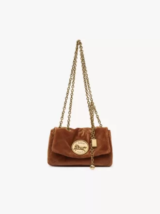 Petit sac bandoulière Chloé Heritage en velours