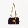 Petit sac bandoulière Chloé Heritage en velours Petit sac bandoulière Chloé Heritage en velours
