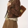 Petit sac bandoulière Chloé Heritage en velours Petit sac bandoulière Chloé Heritage en velours