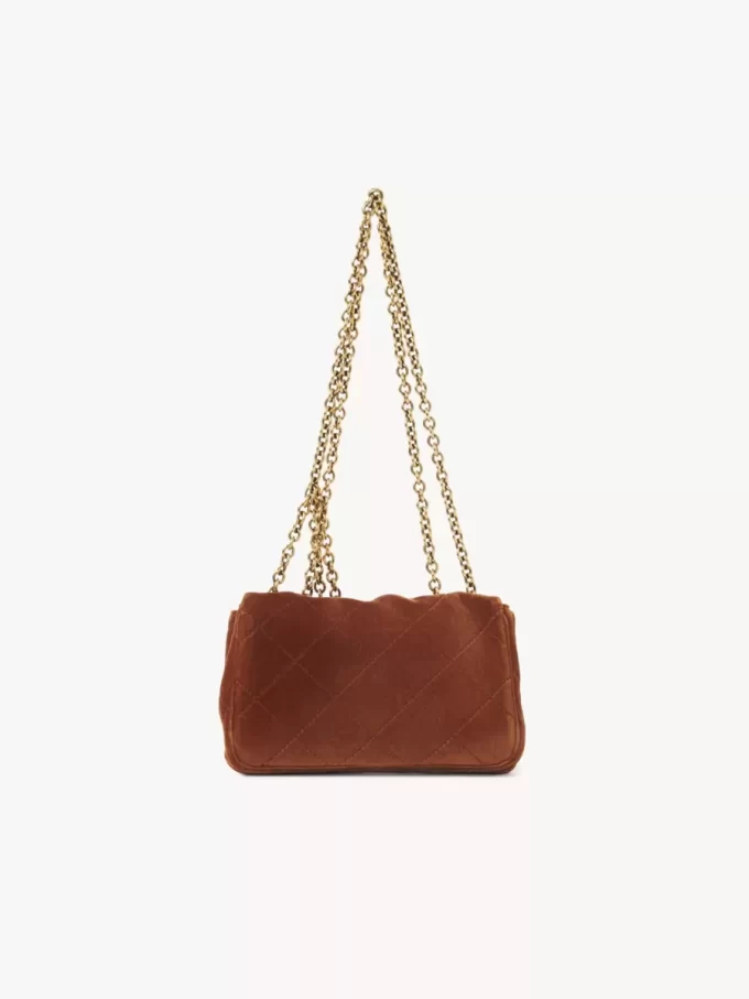 Petit sac bandoulière Chloé Heritage en velours Petit sac bandoulière Chloé Heritage en velours