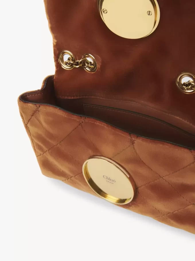 Petit sac bandoulière Chloé Heritage en velours Petit sac bandoulière Chloé Heritage en velours