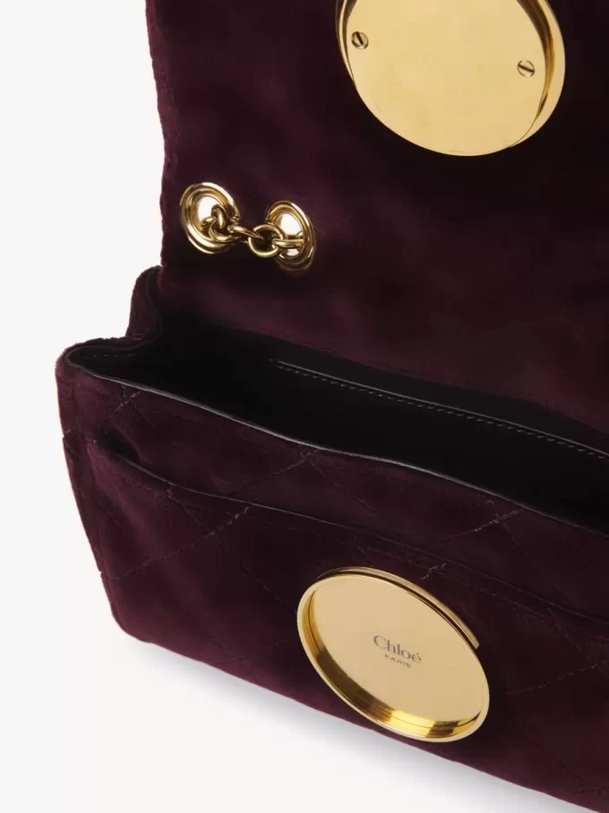 Petit sac bandoulière Chloé Heritage en velours Petit sac bandoulière Chloé Heritage en velours