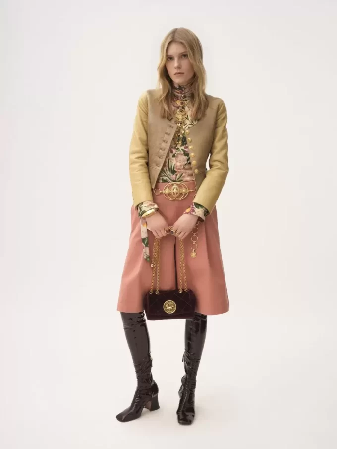 Petit sac bandoulière Chloé Heritage en velours Petit sac bandoulière Chloé Heritage en velours
