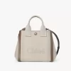Petit sac cabas Chloé Carry en toile