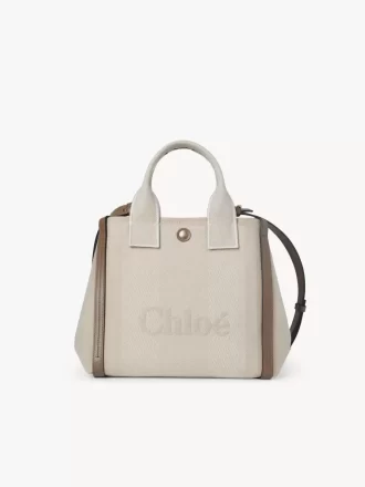 Petit sac cabas Chloé Carry en toile
