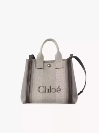 Petit sac cabas Chloé Carry en toile