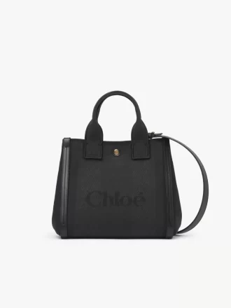 Petit sac cabas Chloé Carry en toile