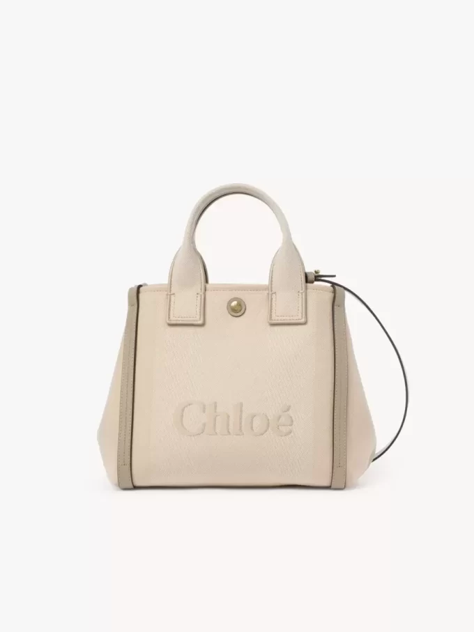 Petit sac cabas Chloé Carry en toile Petit sac cabas Chloé Carry en toile