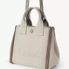 Petit sac cabas Chloé Carry en toile