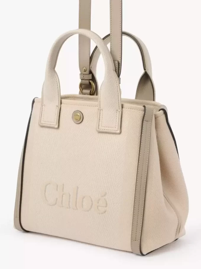 Petit sac cabas Chloé Carry en toile Petit sac cabas Chloé Carry en toile