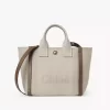 Petit sac cabas Chloé Carry en toile
