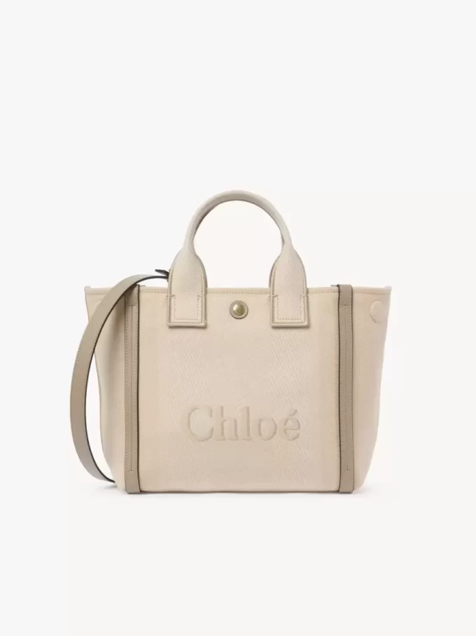 Petit sac cabas Chloé Carry en toile Petit sac cabas Chloé Carry en toile
