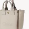 Petit sac cabas Chloé Carry en toile