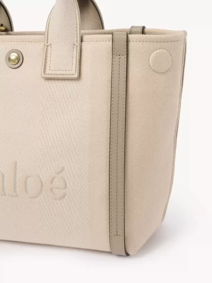 Petit sac cabas Chloé Carry en toile Petit sac cabas Chloé Carry en toile