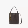 Petit sac cabas Chloé Spin en cuir grainé