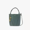 Petit sac cabas Chloé Spin en cuir grainé
