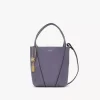 Petit sac cabas Chloé Spin en cuir grainé