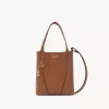 Petit sac cabas Chloé Spin en cuir grainé