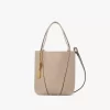 Petit sac cabas Chloé Spin en cuir grainé