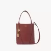 Petit sac cabas Chloé Spin en cuir grainé