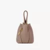 Petit sac cabas Chloé Spin en cuir grainé