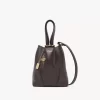 Petit sac cabas Chloé Spin en cuir grainé