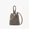 Petit sac cabas Chloé Spin en cuir grainé