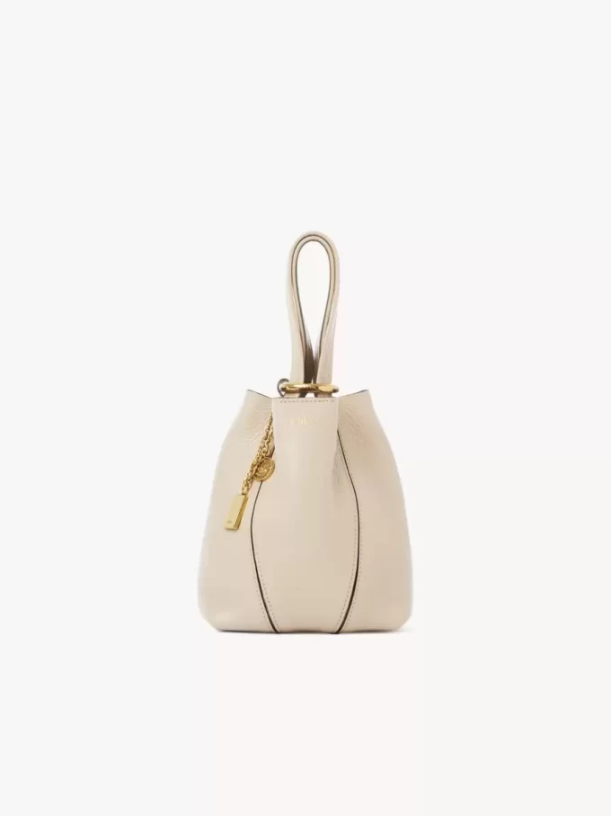 Petit sac cabas Chloé Spin en cuir grainé Petit sac cabas Chloé Spin en cuir grainé