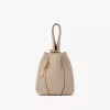 Petit sac cabas Chloé Spin en cuir grainé