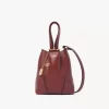 Petit sac cabas Chloé Spin en cuir grainé