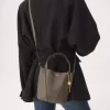Petit sac cabas Chloé Spin en cuir grainé