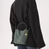 Petit sac cabas Chloé Spin en cuir grainé
