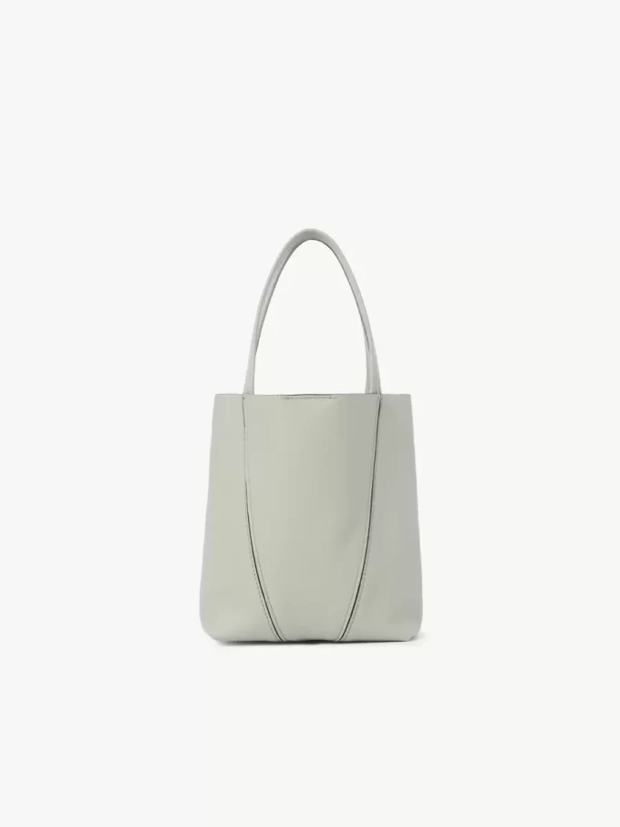 Petit sac cabas Chloé Spin en cuir grainé Petit sac cabas Chloé Spin en cuir grainé