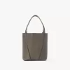 Petit sac cabas Chloé Spin en cuir grainé