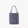 Petit sac cabas Chloé Spin en cuir grainé