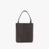 Petit sac cabas Chloé Spin en cuir grainé