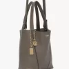 Petit sac cabas Chloé Spin en cuir grainé