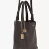 Petit sac cabas Chloé Spin en cuir grainé