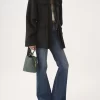 Petit sac cabas Chloé Spin en cuir grainé