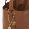 Petit sac cabas Chloé Spin en cuir grainé