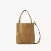 Petit sac cabas Chloé Spin en cuir suédé