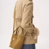 Petit sac cabas Chloé Spin en cuir suédé